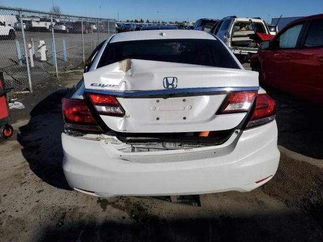 19XFB2F98DE206492 - 2013 HONDA CIVIC EXL თეთრი ფოტო 6