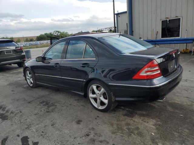 WDBRF40J65F716703 - 2005 MERCEDES-BENZ C 230K SPORT SEDAN BLACK photo 2