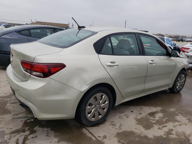 3KPA24AB2JE142218 - 2018 KIA RIO LX BEIGE photo 3