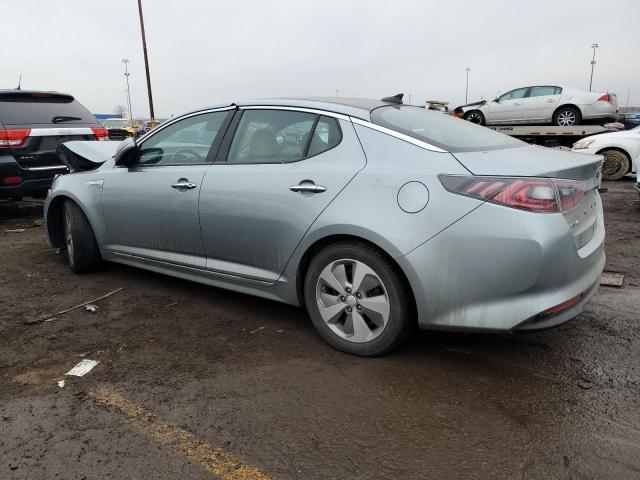 KNAGN4AD3G5092241 - 2016 KIA OPTIMA HYBRID SILVER photo 2