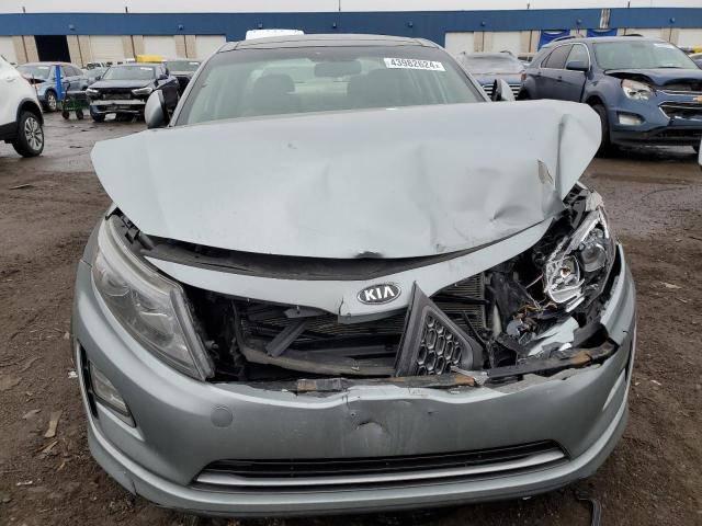 KNAGN4AD3G5092241 - 2016 KIA OPTIMA HYBRID SILVER photo 5