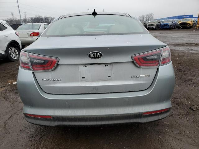 KNAGN4AD3G5092241 - 2016 KIA OPTIMA HYBRID SILVER photo 6