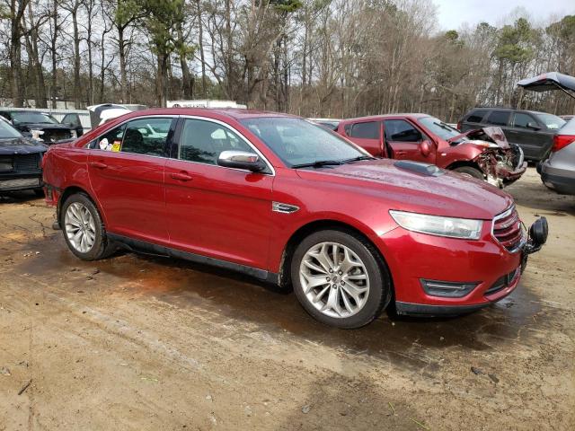 1FAHP2F87DG110781 - 2013 FORD TAURUS LIMITED BURGUNDY photo 4