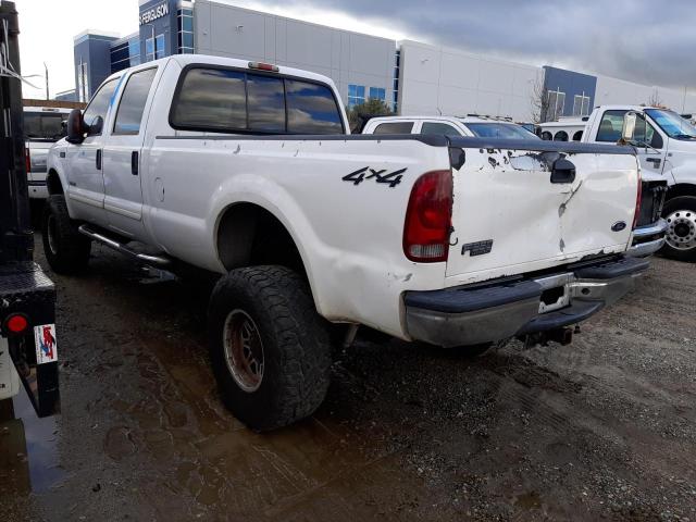 1FTSW31P43EC15022 - 2003 FORD F350 SRW SUPER DUTY WHITE photo 2