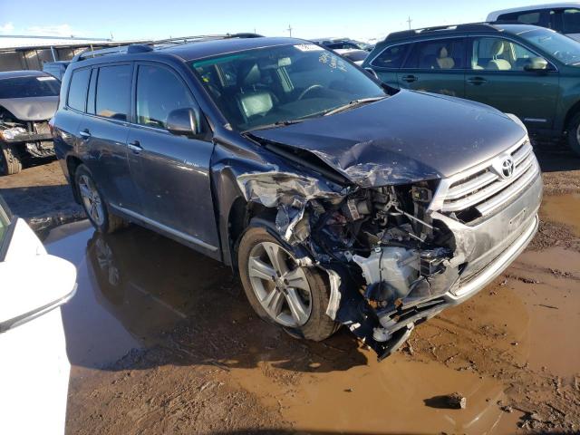 5TDDK3EH0BS059786 - 2011 TOYOTA HIGHLANDER LIMITED GRAY photo 4