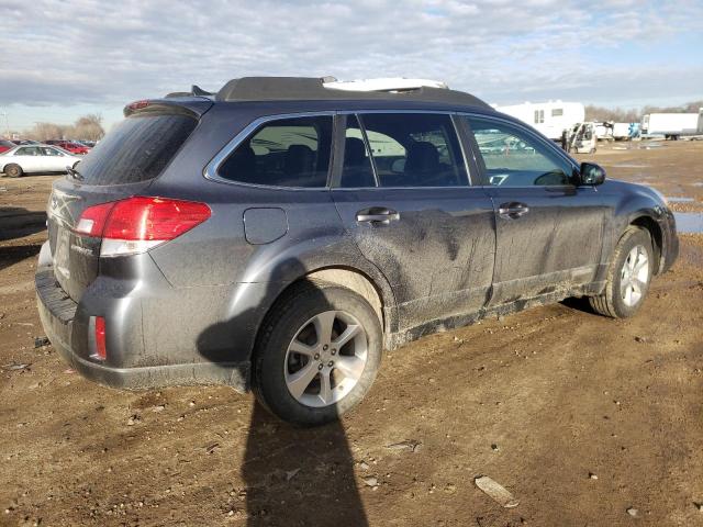 4S4BRCKC8E3261286 - 2014 SUBARU OUTBACK 2.5I LIMITED GRAY photo 3