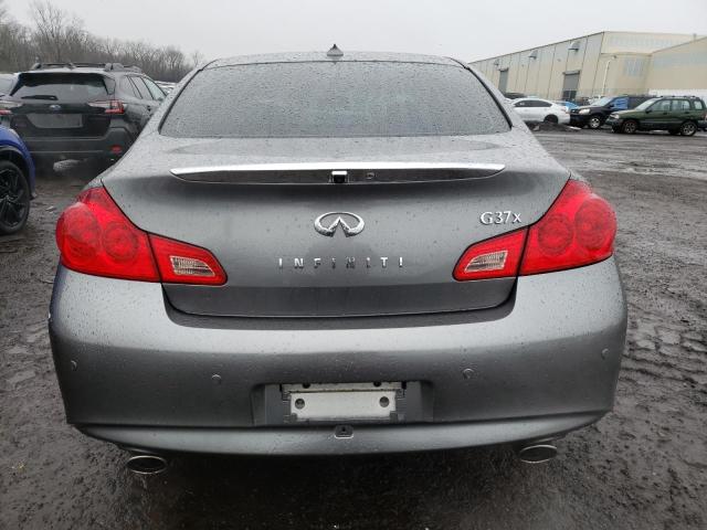 JN1CV6AR5DM768914 - 2013 INFINITI G37 GRAY photo 6