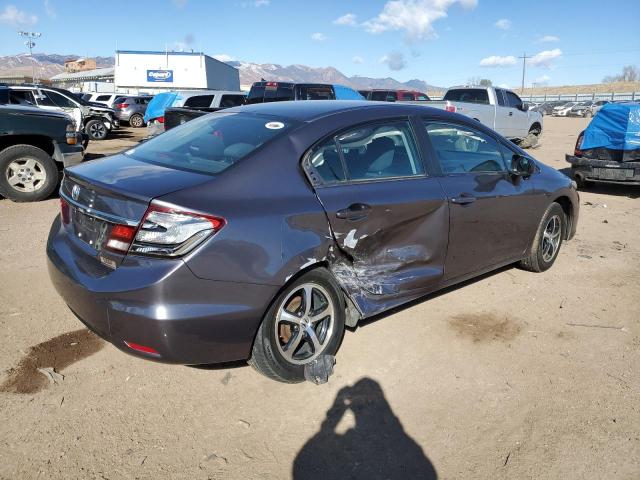 19XFB2F71FE114979 - 2015 HONDA CIVIC SE GRAY photo 3