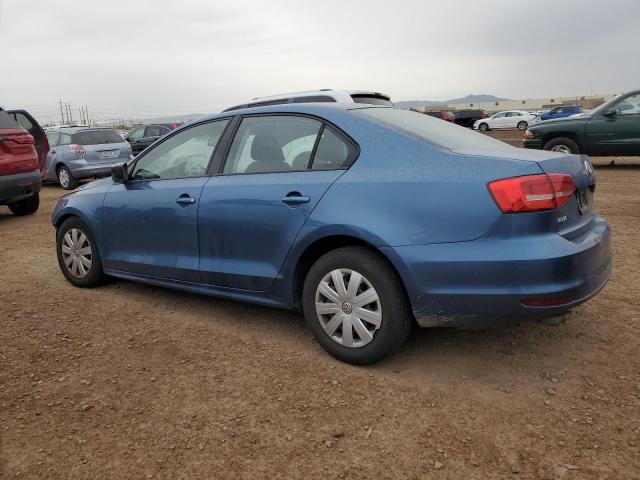 3VW2K7AJ9FM295833 - 2015 VOLKSWAGEN JETTA BASE 蓝色 照片 2