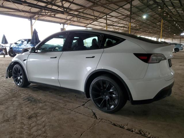 5YJYGDEE7MF200200 - 2021 TESLA MODEL Y WHITE photo 2