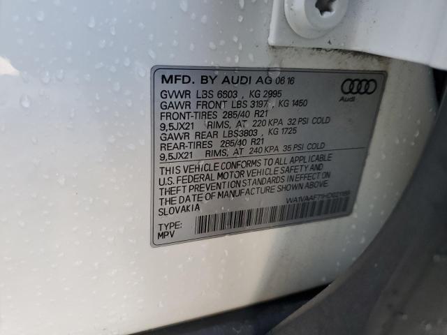 WA1VAAF71HD021189 - 2017 AUDI Q7 PRESTIGE 白色 照片 14