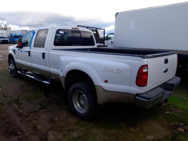 1FTWW33R28EA92621 - 2008 FORD F350 SUPER DUTY WHITE photo 2