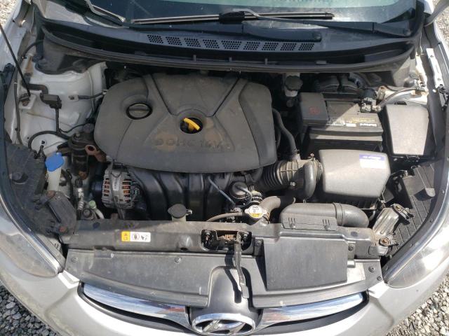 KMHDH4AE4DU576258 - 2013 HYUNDAI ELANTRA GLS SILVER photo 11