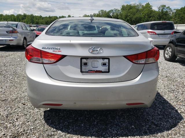 KMHDH4AE4DU576258 - 2013 HYUNDAI ELANTRA GLS SILVER photo 6