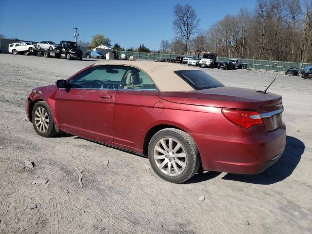 1C3BCBEBXDN511685 - 2013 CHRYSLER 200 TOURING BURGUNDY photo 2