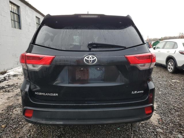 5TDBZRFH1KS963098 - 2019 TOYOTA HIGHLANDER LE BLACK photo 6