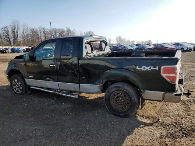 1FTFX1ET7CFC01510 - 2012 FORD F150 SUPER CAB GREEN photo 2