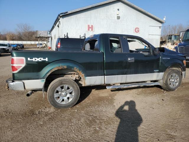 1FTFX1ET7CFC01510 - 2012 FORD F150 SUPER CAB GREEN photo 3