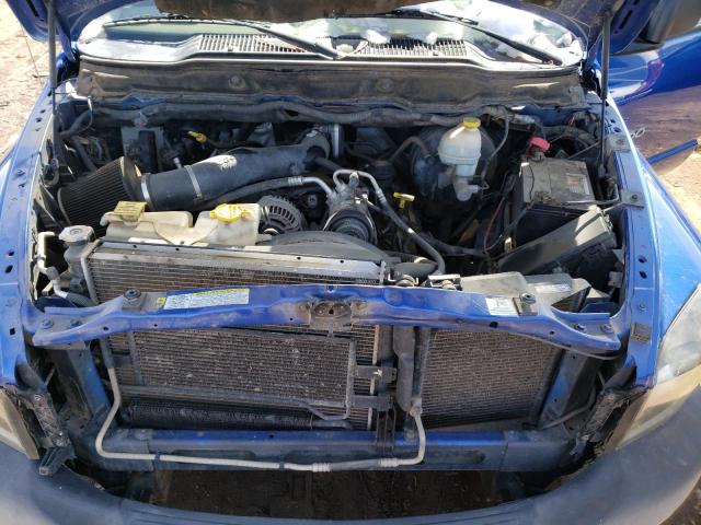 3D7KS19D57G705452 - 2007 DODGE RAM 1500 BLUE photo 11