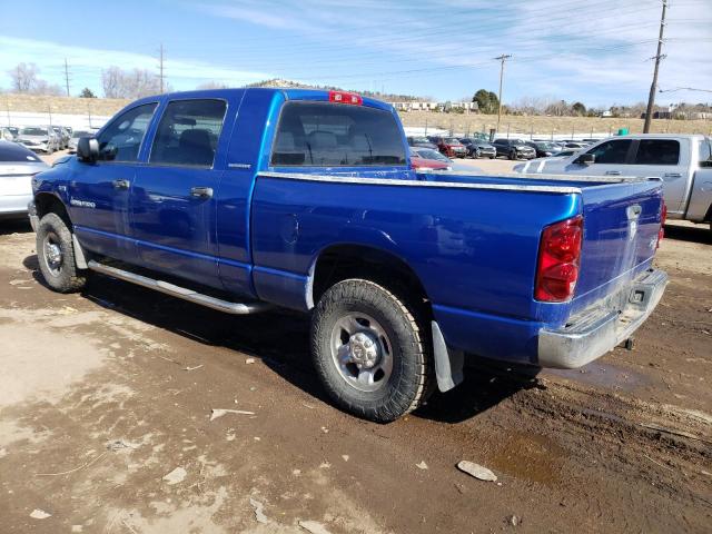 3D7KS19D57G705452 - 2007 DODGE RAM 1500 BLUE photo 2