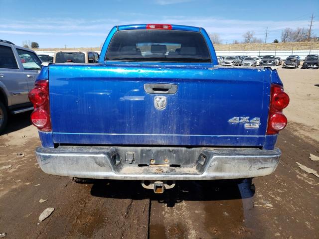 3D7KS19D57G705452 - 2007 DODGE RAM 1500 BLUE photo 6