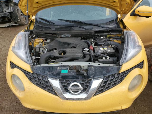 JN8AF5MR5FT512244 - 2015 NISSAN JUKE S YELLOW photo 11