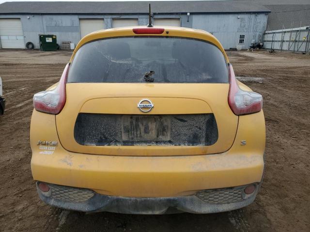 JN8AF5MR5FT512244 - 2015 NISSAN JUKE S YELLOW photo 6