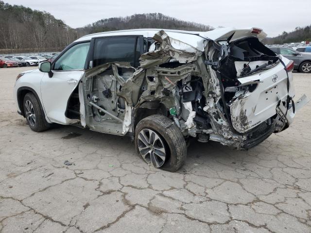 5TDGZRBH4NS576979 - 2022 TOYOTA HIGHLANDER XLE 白色 照片 2