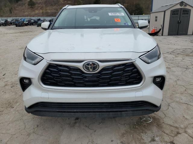 5TDGZRBH4NS576979 - 2022 TOYOTA HIGHLANDER XLE 白色 照片 5