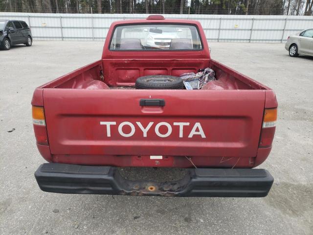 4TARN81A1RZ219911 - 1994 TOYOTA PICKUP 1/2 TON SHORT WHEELBASE STB RED photo 6