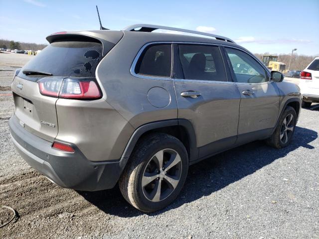 1C4PJMDX8KD112745 - 2019 JEEP CHEROKEE LIMITED TAN photo 3