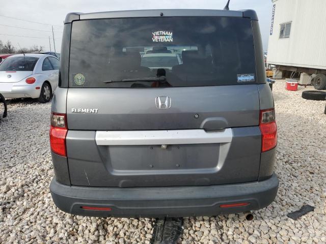 5J6YH1H30AL005158 - 2010 HONDA ELEMENT LX GRAY photo 6