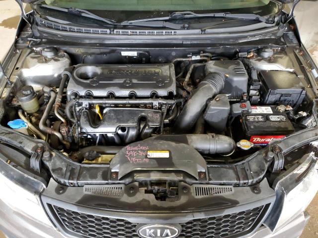 KNAFU6A24C5475740 - 2012 KIA FORTE EX BROWN photo 11