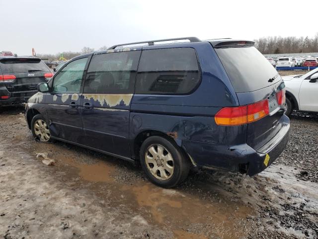 5FNRL18614B066853 - 2004 HONDA ODYSSEY EX BLUE photo 2