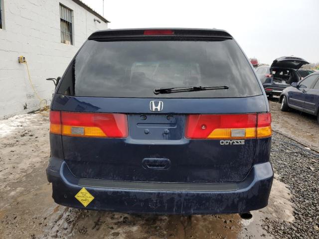 5FNRL18614B066853 - 2004 HONDA ODYSSEY EX BLUE photo 6