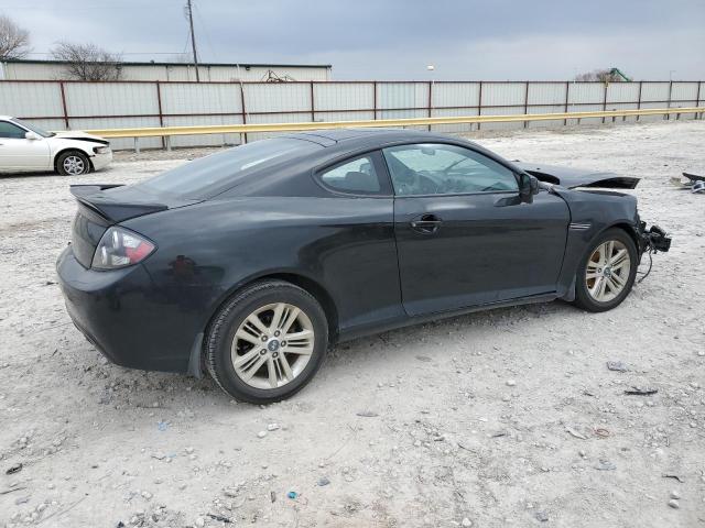 KMHHM66D18U265448 - 2008 HYUNDAI TIBURON GS BLACK photo 3