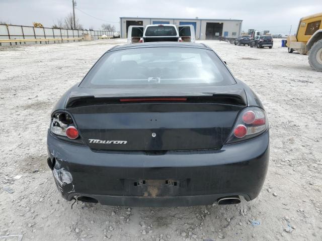 KMHHM66D18U265448 - 2008 HYUNDAI TIBURON GS BLACK photo 6