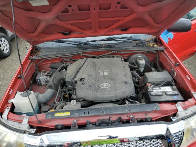 5TEJU62N87Z443530 - 2007 TOYOTA TACOMA DOUBLE CAB PRERUNNER RED photo 11