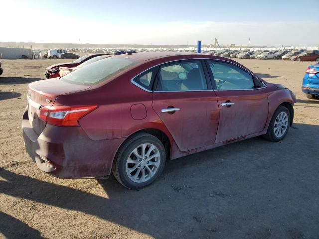 3N1AB7AP4KY264773 - 2019 NISSAN SENTRA S MAROON photo 3