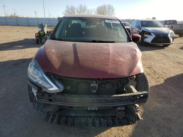 3N1AB7AP4KY264773 - 2019 NISSAN SENTRA S MAROON photo 5