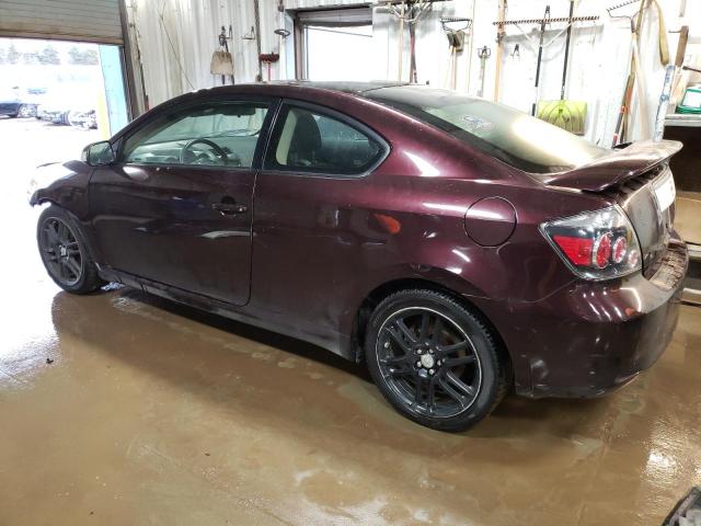 JTKDE167780254094 - 2008 TOYOTA SCION TC BURGUNDY photo 2