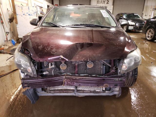 JTKDE167780254094 - 2008 TOYOTA SCION TC BURGUNDY photo 5