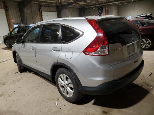 JHLRM4H76CC025365 - 2012 HONDA CR-V EXL SILVER photo 2