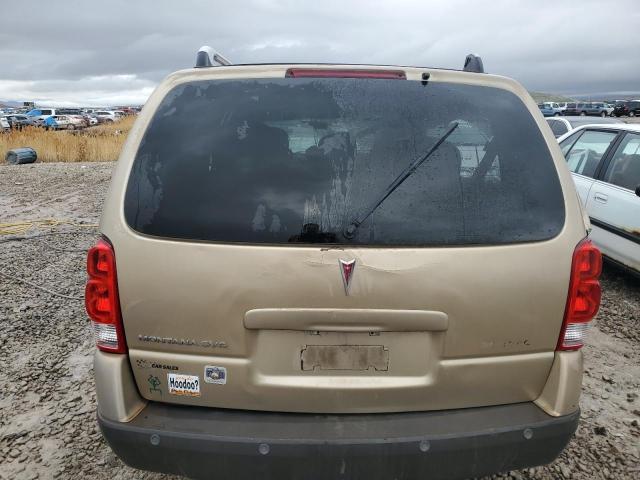 1GMDV33L76D103116 - 2006 PONTIAC MONTANA SV6 TAN photo 6