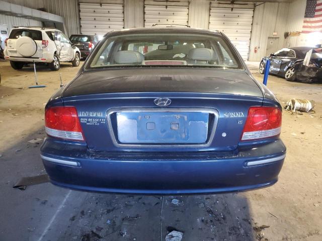 KMHWF35H85A094635 - 2005 HYUNDAI SONATA GLS BLUE photo 6