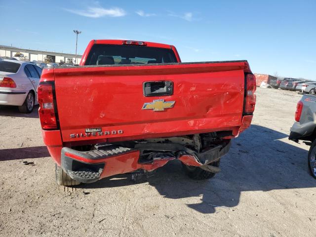 1GCVKPEC6HZ106763 - 2017 CHEVROLET SILVERADO K1500 CUSTOM RED photo 6