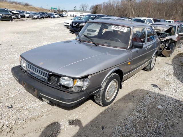 YS3AC36D8G7021535 - 1986 SAAB 900 S GRAY photo 1