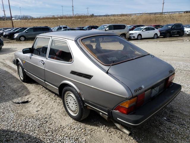 YS3AC36D8G7021535 - 1986 SAAB 900 S GRAY photo 2