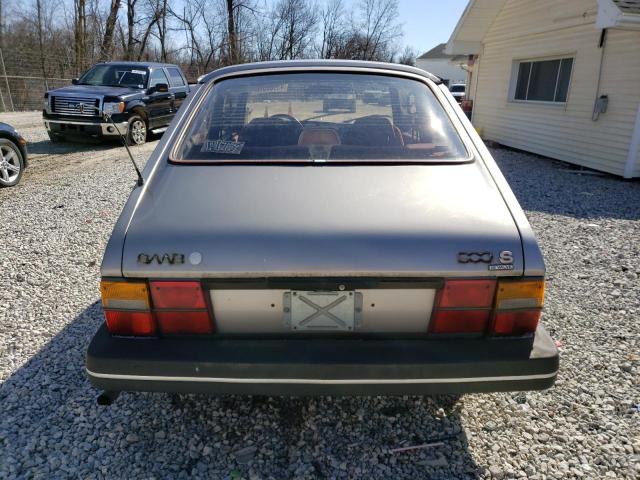 YS3AC36D8G7021535 - 1986 SAAB 900 S GRAY photo 6