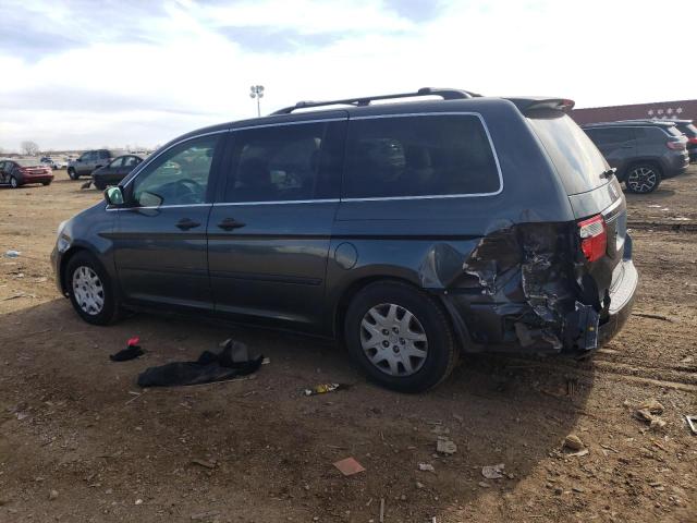 5FNRL38245B129860 - 2005 HONDA ODYSSEY LX GRAY photo 2